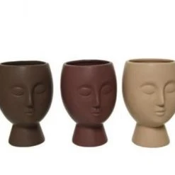 Patina Stores Porcelain Face Planter