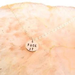Patina Stores Jewelry F*ck It Necklace