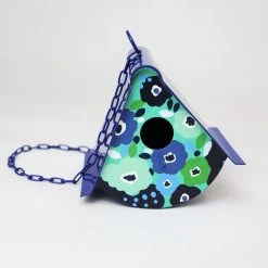 Patina Stores Green Floral Bird House Garden