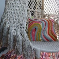 Patina Stores Cotton Ring Chair W/ Canopy