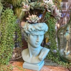 Patina Stores Turquoise Greek Man Vase