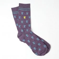 Patina Stores Men's Purple MN Sock