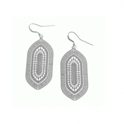 Patina Stores Jewelry Silver Medallion Earrings