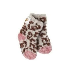 Patina Stores Cheetah Infant Cozy Crew Socks
