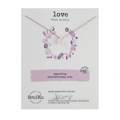 Patina Stores Jewelry Rose Quartz Love Necklace