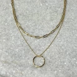 Patina Stores Gold Layered Necklace Jewelry