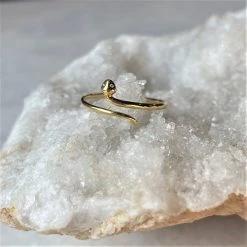 Patina Stores Gold Snake Ring Jewelry