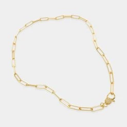 Patina Stores Jewelry Matte Paperclip Chain Necklace