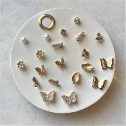 Patina Stores Butterfly Earring Set Jewelry