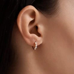 Patina Stores Opal Huggie Jewelry