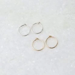 Patina Stores Jewelry Tiny Wire Huggie