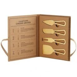 Patina Stores Entertaining Gold Cheese Knives