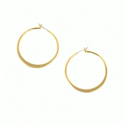 Patina Stores Jewelry Flat Hoop Earring