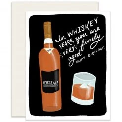 Patina Stores Whiskey Years Birthday Card Cards & Wrap
