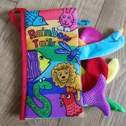 Patina Stores Rainbow Tails Soft Fabric Book Baby & Toddler