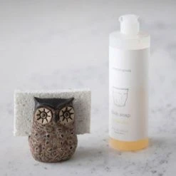 Patina Stores Owl Sponge Holder Kitchen