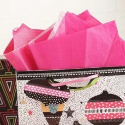 Patina Stores Magenta Tissue Paper Gift Bags