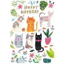 Patina Stores Cards & Wrap Cats Birthday Card