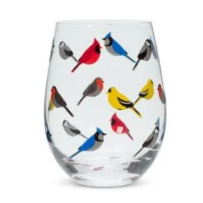 Patina Stores Bird Flock Stemless Wine Glass Kitchen 1 Patina Stores Bird Flock Stemless Wine Glass Kitchen