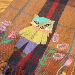 Patina Stores Home Goods Floral Kitty Throw