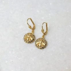 Patina Stores Rhinestone Bee Earrings