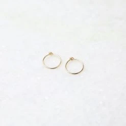 Patina Stores Jewelry Tiny Wire Huggie