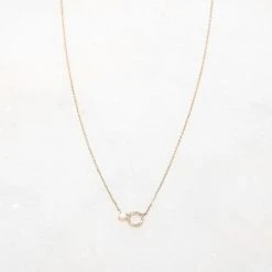 Patina Stores Jewelry Opal And Pave Circle Necklace