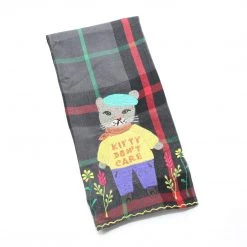 Patina Stores French Bull Dog & Kitty Tea Towels