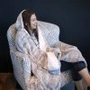 Patina Stores Blankets & Pillows Grey Lynx Hooded Blanket
