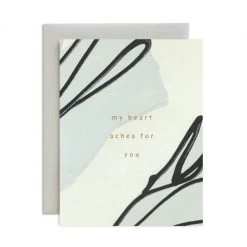 Patina Stores Sympathy & Get Well Heart Aches For You Card