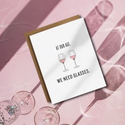 Patina Stores Cards & Wrap We Need Glasses Birthday Card