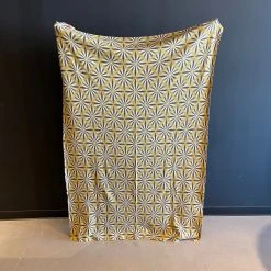Patina Stores Yellow Geometric Design Throw Blanket Home Goods