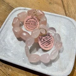 Patina Stores Rose Quartz Stretch Bracelet Mystic