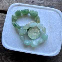 Patina Stores Green Calcite Stretch Bracelet Mystic