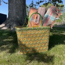 Patina Stores Bright Multicolored Market Baskets Garden