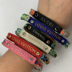 Patina Stores Jewelry Upcycled Designer Ribbon Bracelets