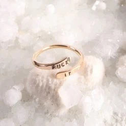 Patina Stores F*ck It Wrap Ring Jewelry