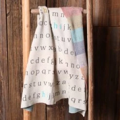 Patina Stores Alphabet Baby Blanket
