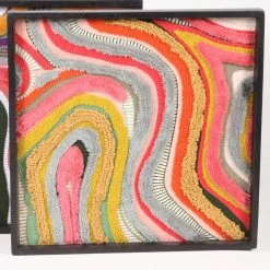 Patina Stores Abstract Embroidery Wall Art Home Goods