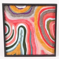 Patina Stores Abstract Embroidery Wall Art Home Goods