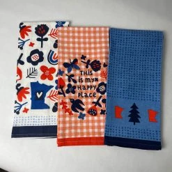 Patina Stores Set Of 3 Floursack Towels - Minnesota Scandi Kitchen