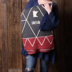 Patina Stores Red MN 1858 Blanket Home Goods