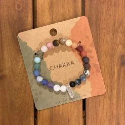 Patina Stores Jewelry Chakra Beaded Bracelet With Crystal