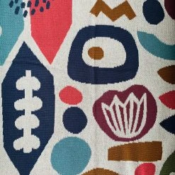 Patina Stores Abstract Floral Multi Color Blanket