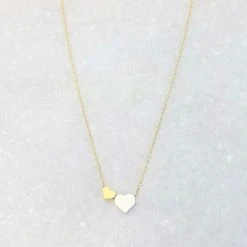 Patina Stores Double Hearts Necklace