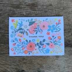 Patina Stores Bright Floral Thank You Card