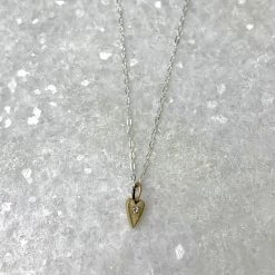 Patina Stores Tiny Heart Charm Necklace