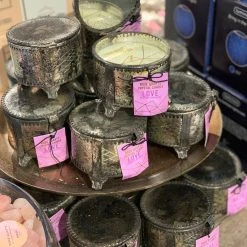 Patina Stores Fragrance Rose Quartz Crystal Candle