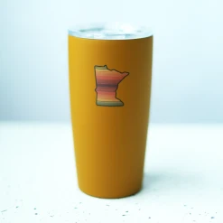 Patina Stores Minnesota Stripe Yellow Tall 20oz Tumbler Outdoor Fun