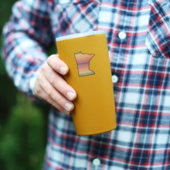 Patina Stores Minnesota Stripe Yellow Tall 20oz Tumbler Outdoor Fun